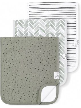 Copper Pearl Burp Cloths - Set of 8